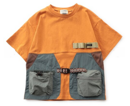 🌟售完即止🌟日本直送F.O.KIDS Switch Vest Docking Tee