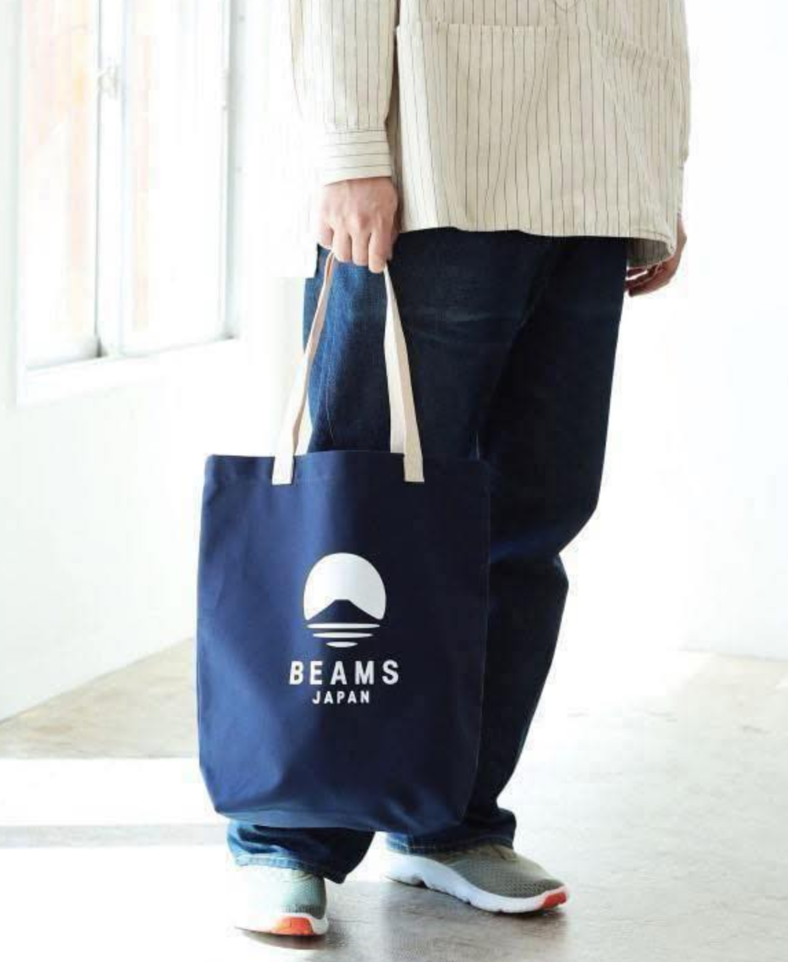 🌟售完即止🌟日本直送【別注】BEAMS JAPAN Logo Tote Bag