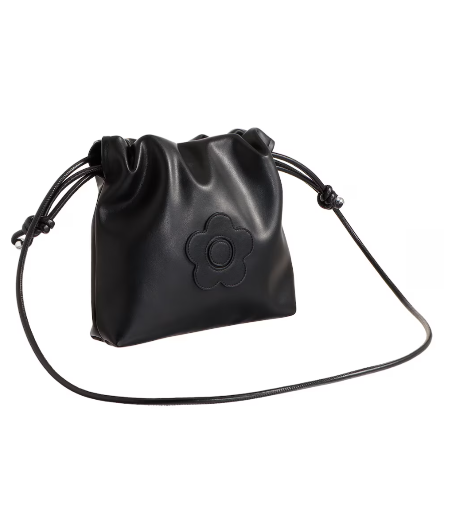 Direct from Japan MARY QUANT Daisy Patch Drawstring Shoulder