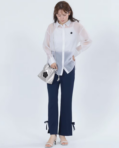 Direct from Japan MARY QUANT Daisy Patch Drawstring Shoulder