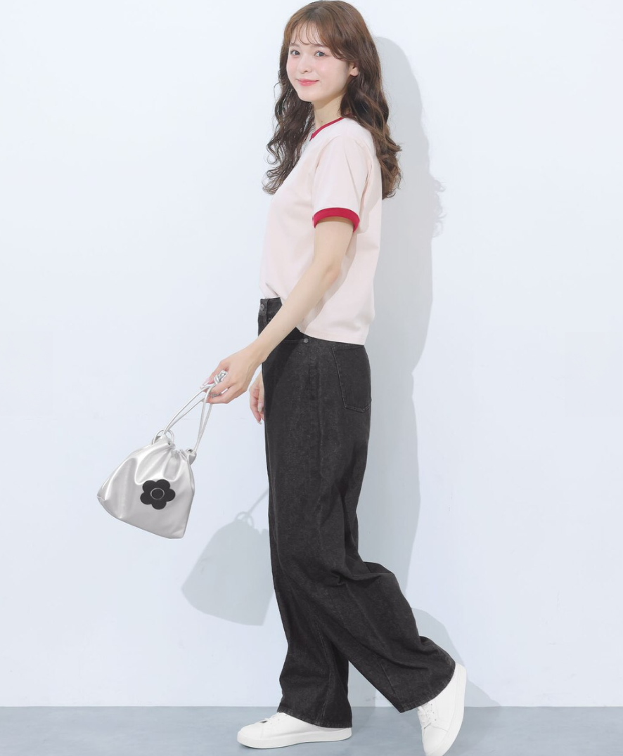 日本直送MARY QUANT Daisy Patch Drowst Shoulder