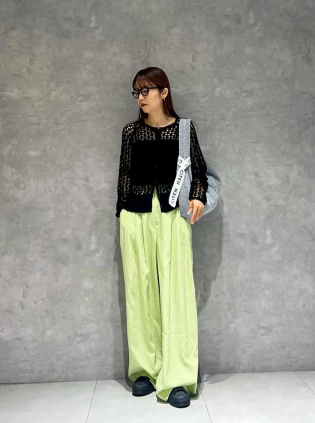 日本直送CITEN Metallic One-Handle Tote Bag