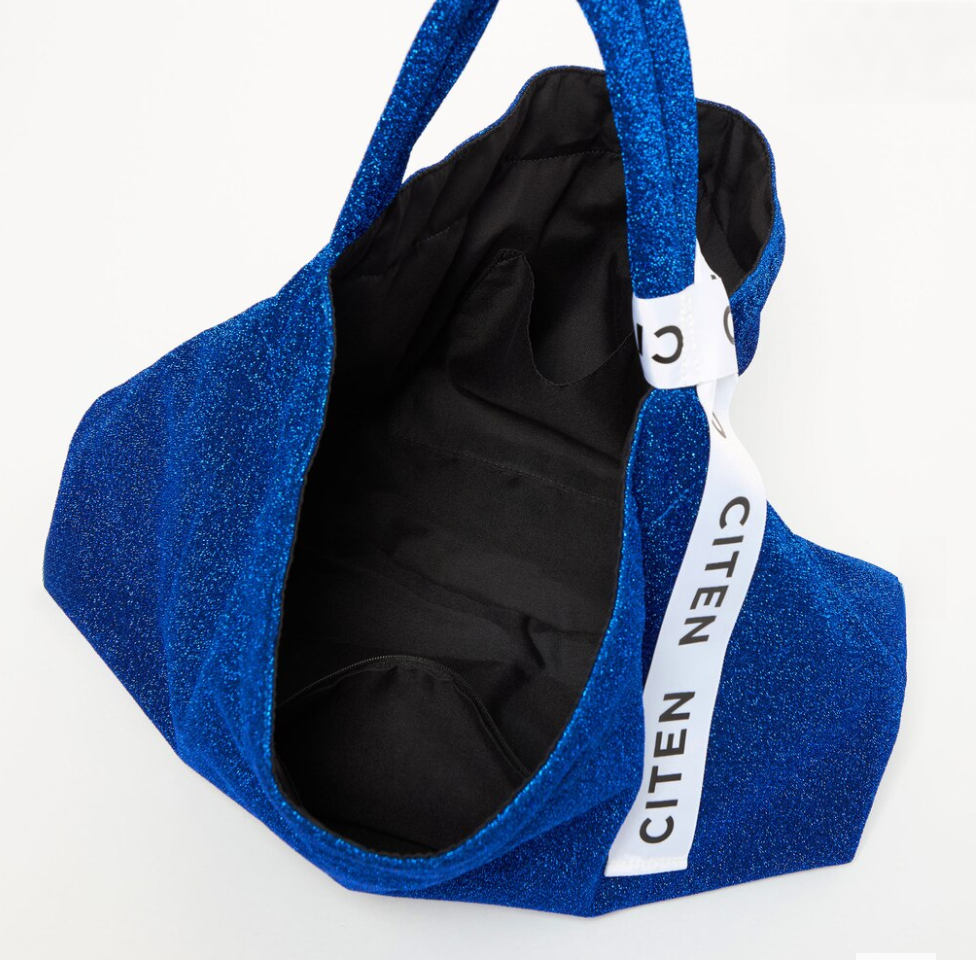 日本直送CITEN Metallic One-Handle Tote Bag
