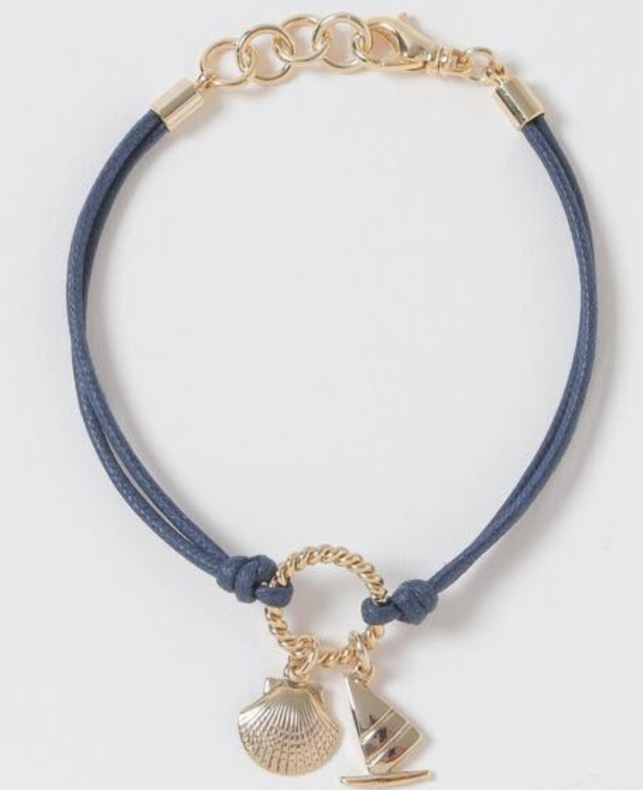 Direct from Japan Blue Label Crestbridge Marine Motif Bracelet