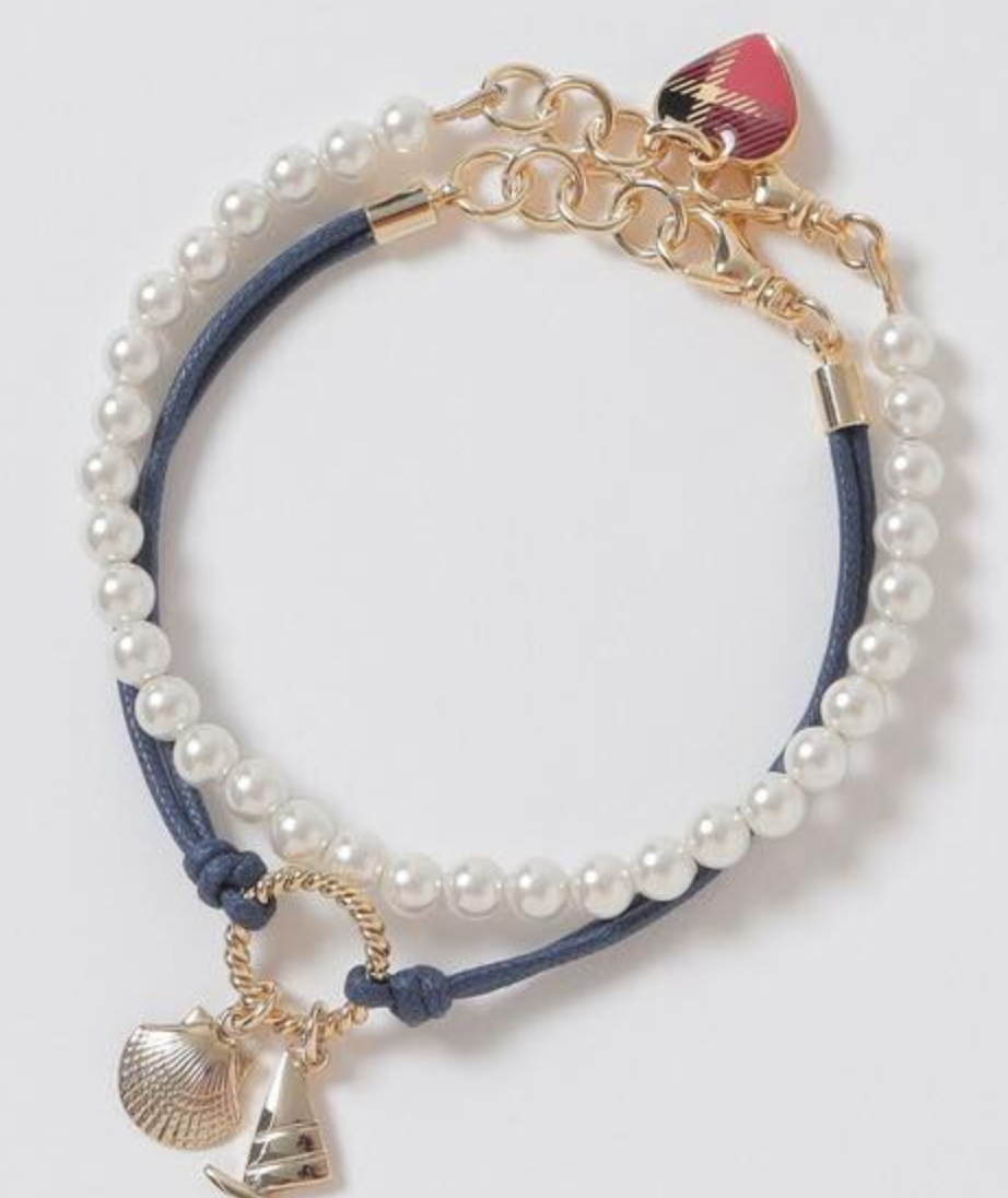日本直送Blue Label Crestbridge Marine Motif Bracelet