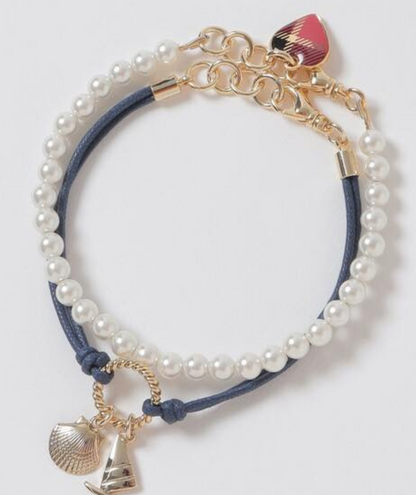 Direct from Japan Blue Label Crestbridge Marine Motif Bracelet