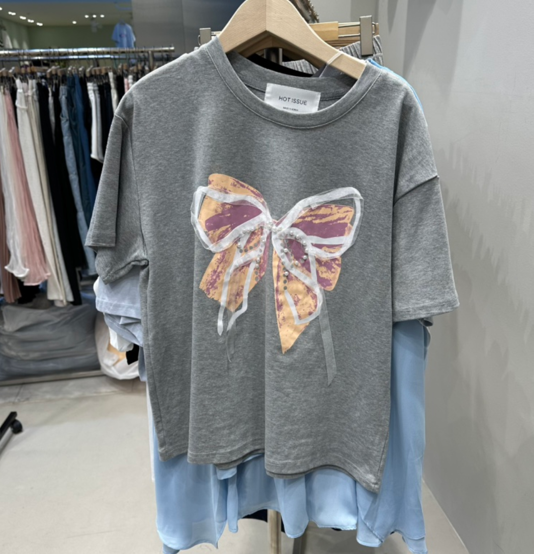 韓國直送The Muse Ribbon Tee