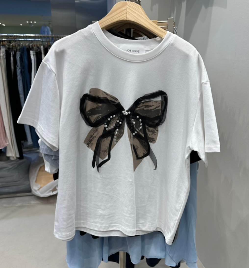 韓國直送The Muse Ribbon Tee