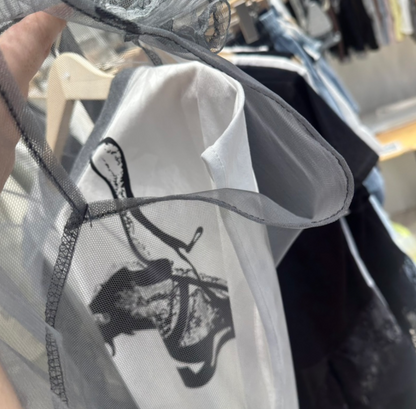 韓國直送Lace Illusion Tee