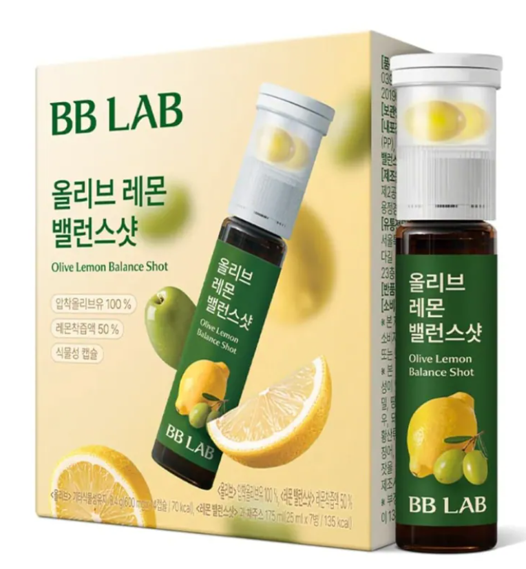 BB LAB Organic Olive Oil Lemon Health Drink from Korea (12-pack)