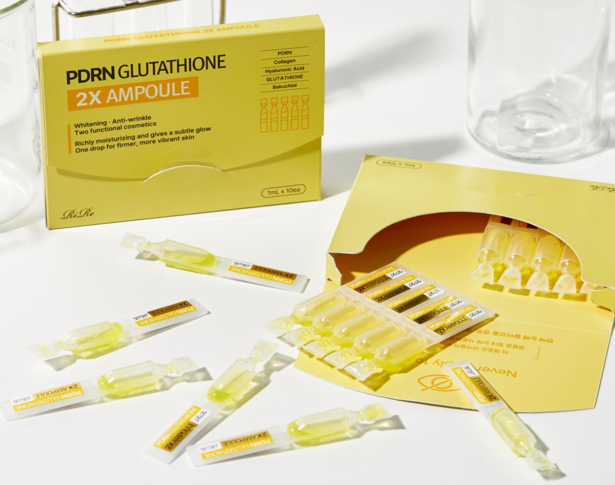 [Rire] PDRN Glutathione 2X Whitening Repair Ampoule (Buy One Get One Free)