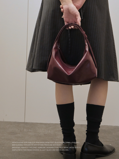 韓國直送Glossy Tote Soft Leather 2-way Bag