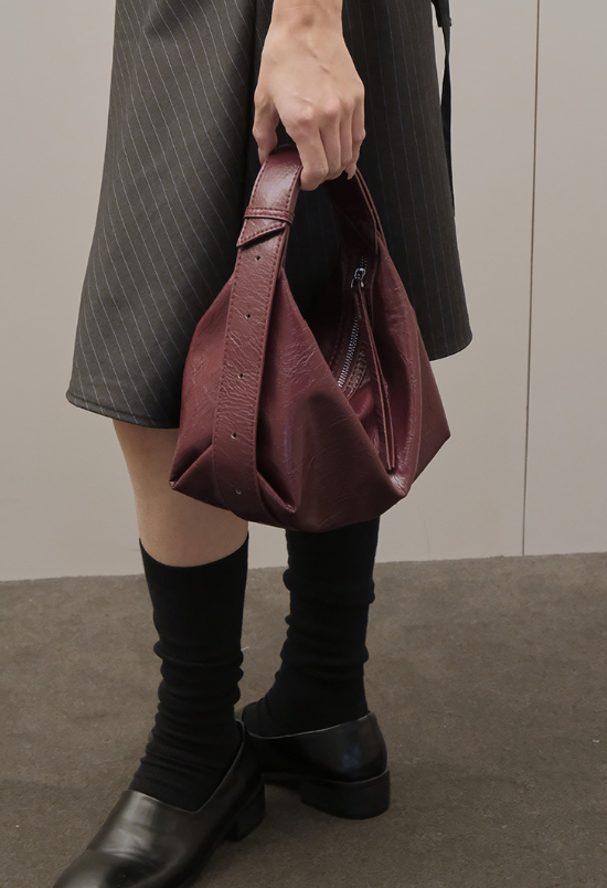 韓國直送Glossy Tote Soft Leather 2-way Bag