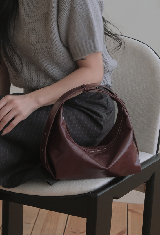韓國直送Glossy Tote Soft Leather 2-way Bag