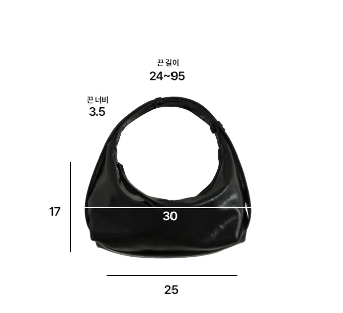 韓國直送Glossy Tote Soft Leather 2-way Bag