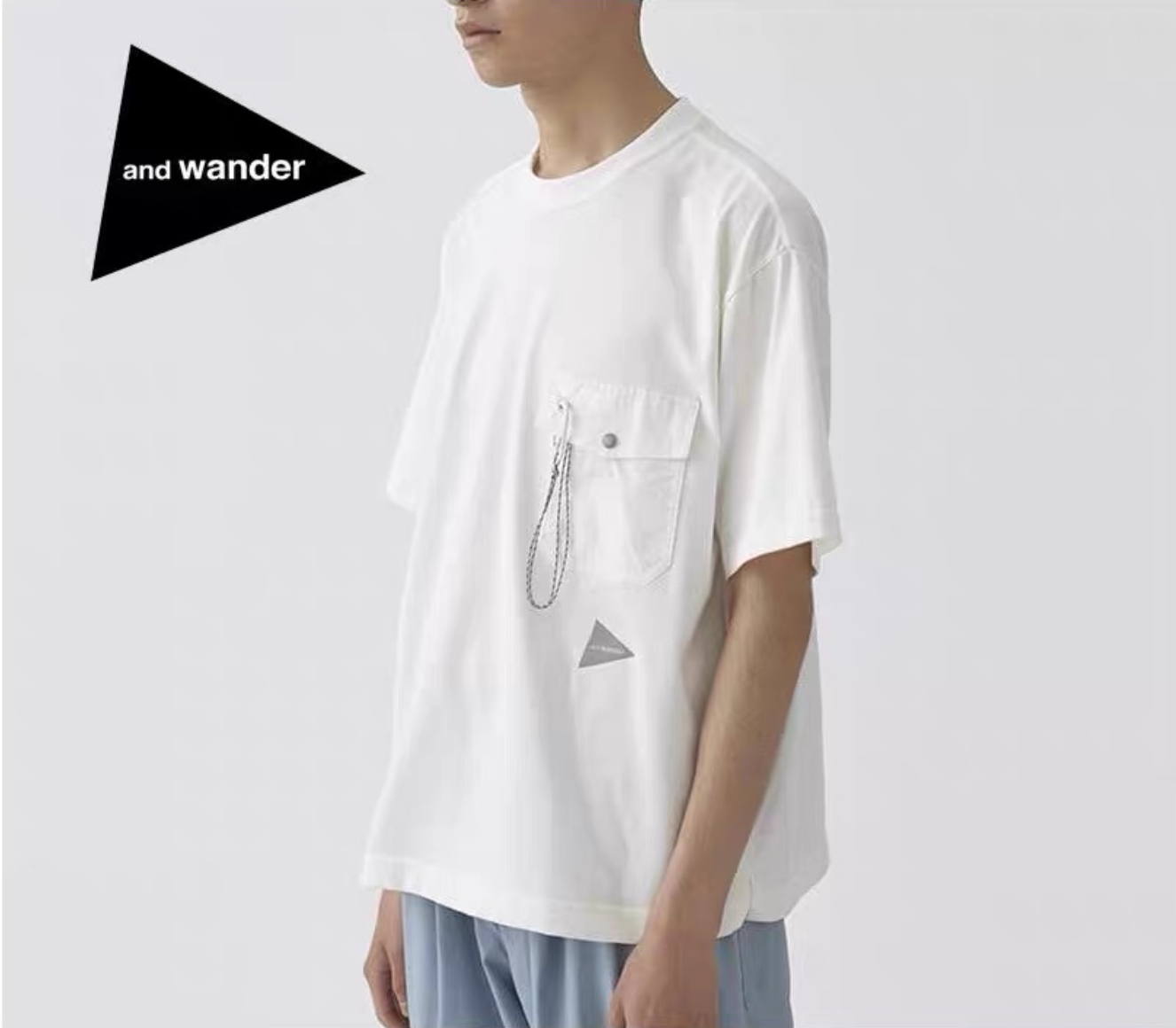 And Wander Coolmax  pocket Tee
