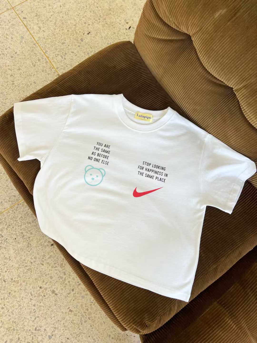 Korean Direct Shipping Chilling Bear Graphic Tee / Shorts