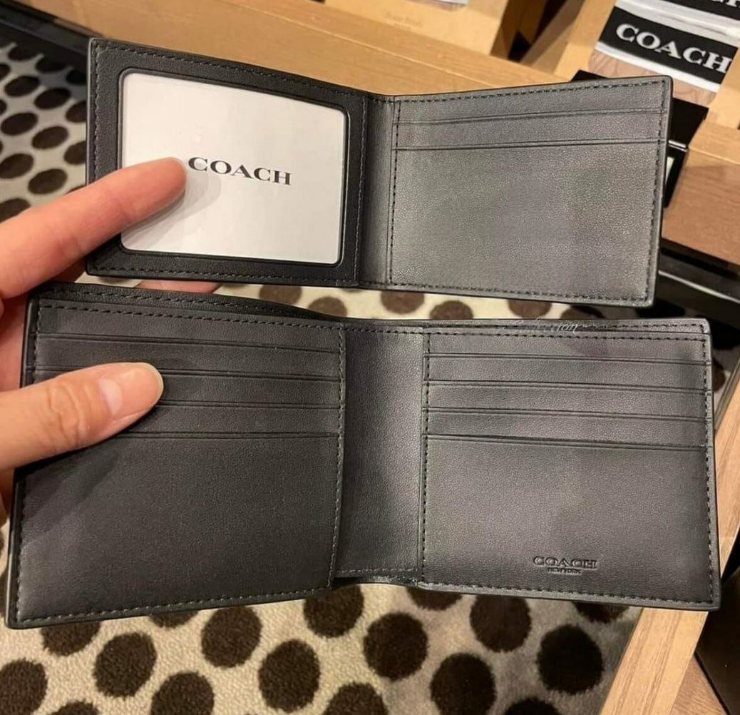 Coach 男裝銀包 (1+1 套裝)