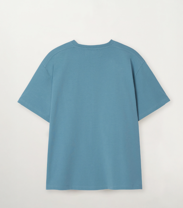 Korea Satur Flower Pocket Tee