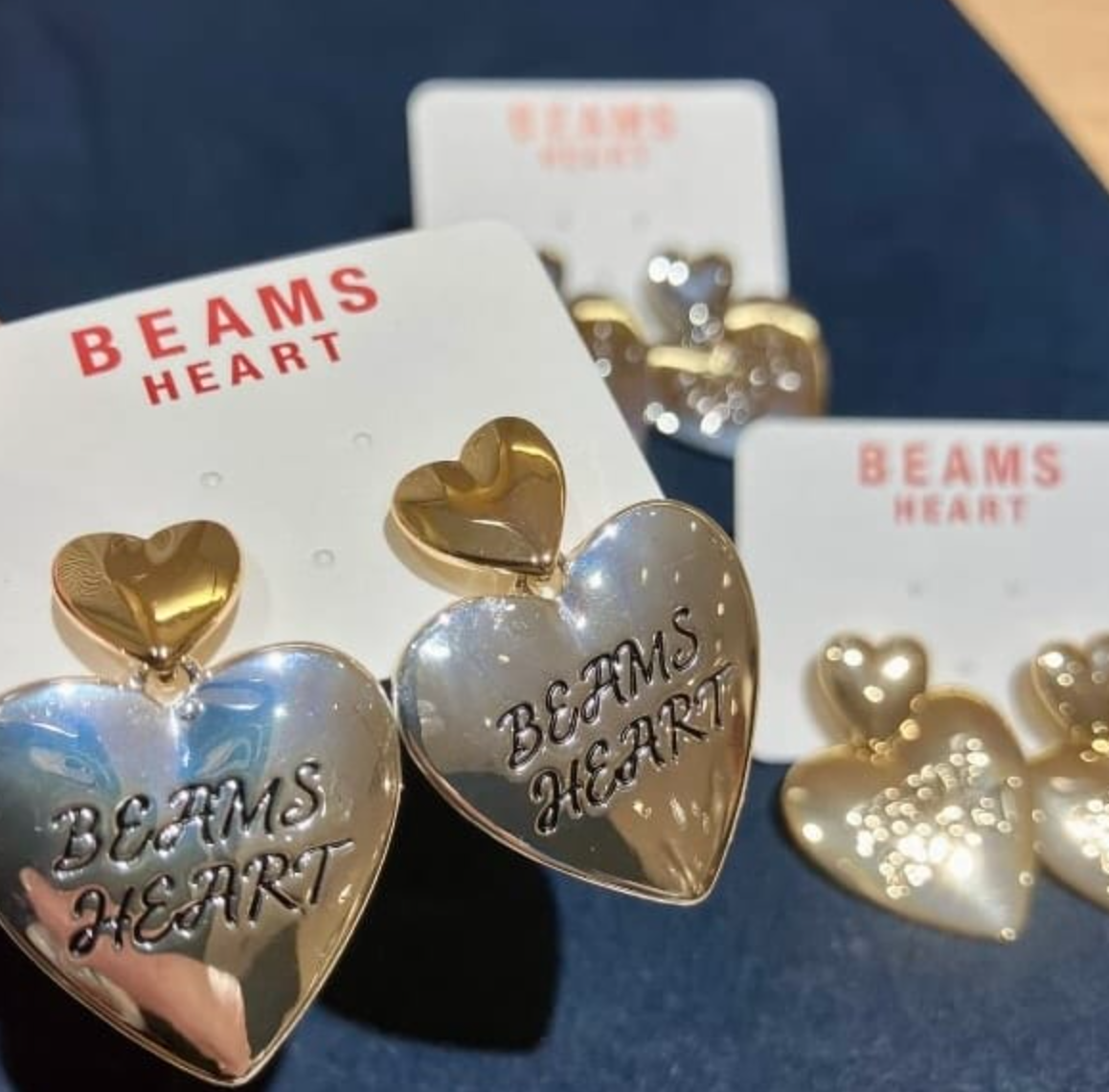 日本直送Beams Heart Logo Earrings / Bracelet