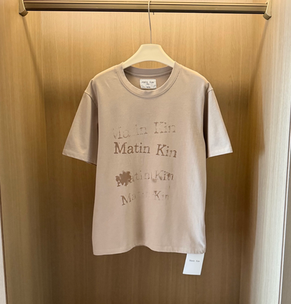 Matin Kim Pigment Graffiti Logo Tee