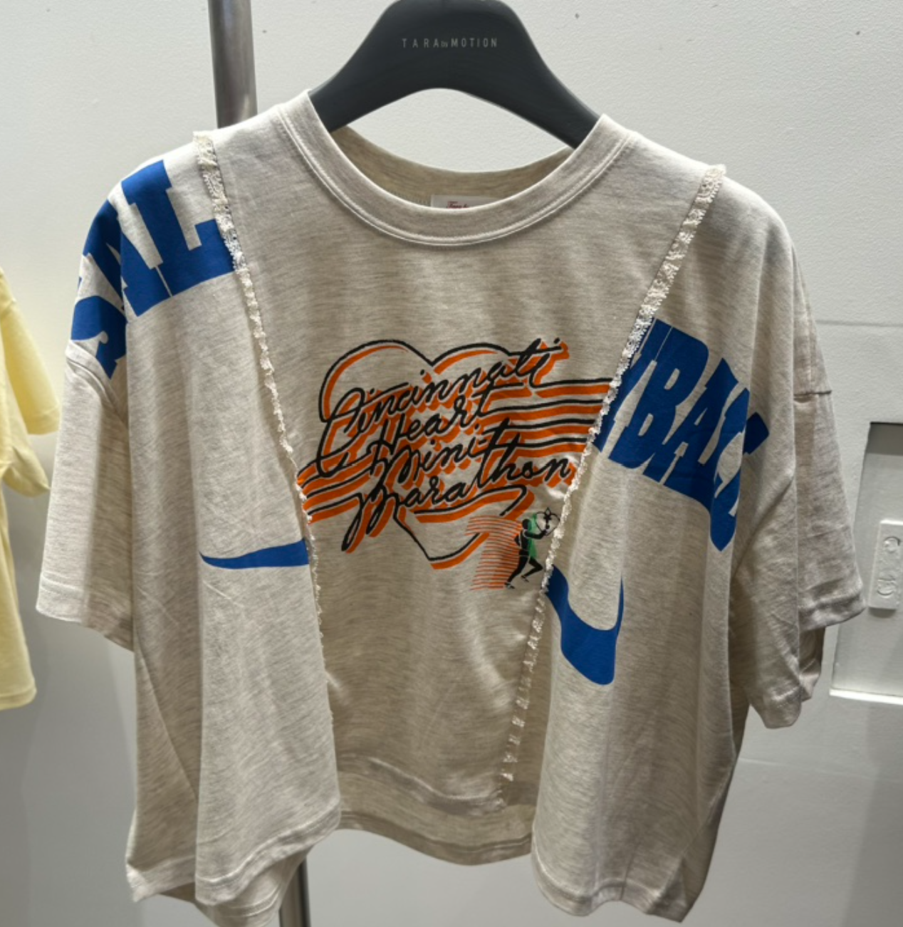 韓國直送Retro Remake Marathon Crop Tee