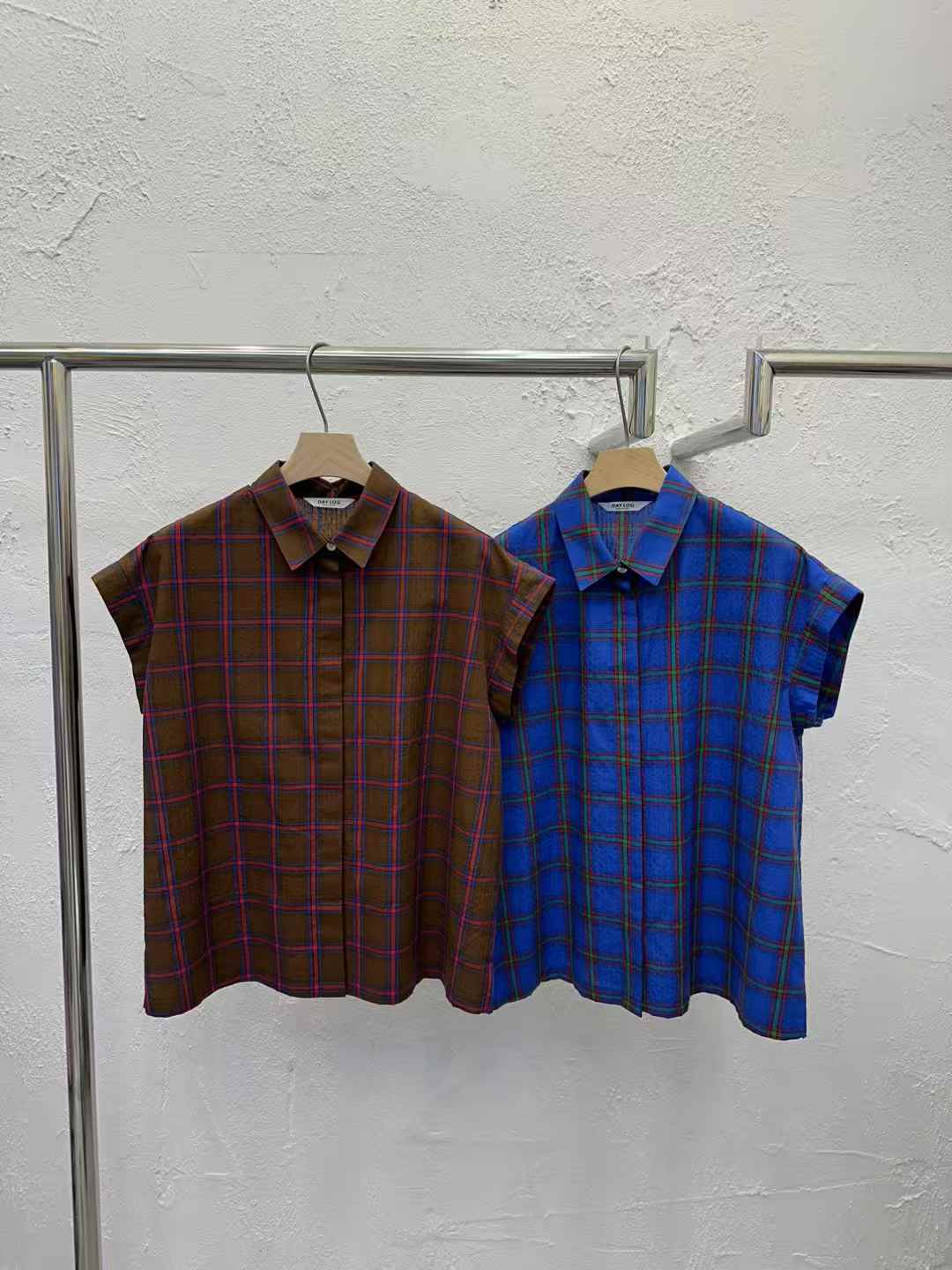 韓國直送Chic Grid Pattern Shirt