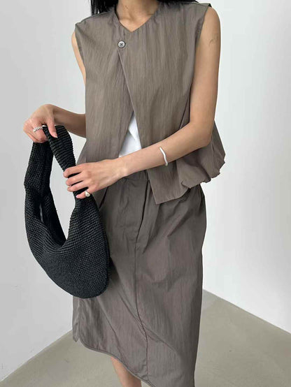 Direct from Korea: Two-Way Bubble Vest / Skirt
