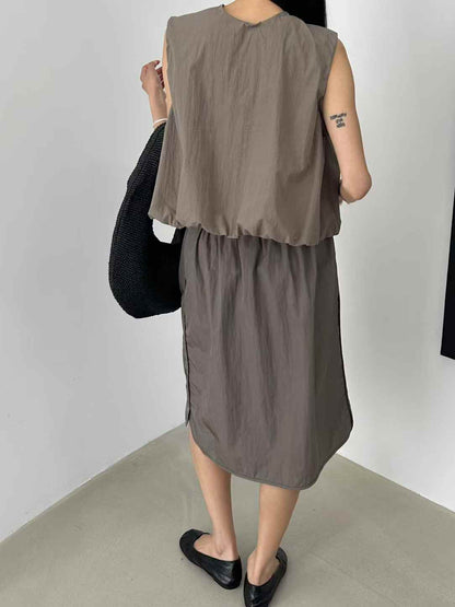 Direct from Korea: Two-Way Bubble Vest / Skirt