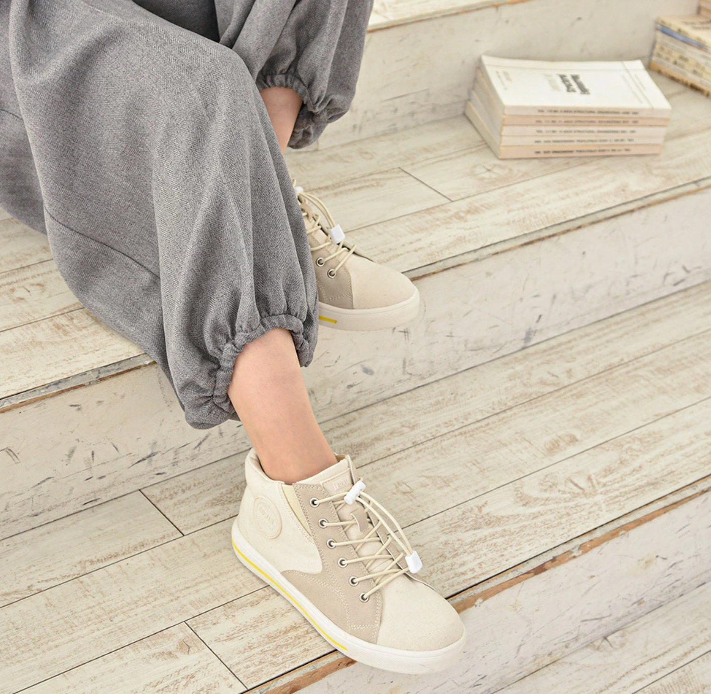 🌟數量有限 售完即止🌟日本直送EDWIN All-Weather Hands-Free High-Top Sneakers