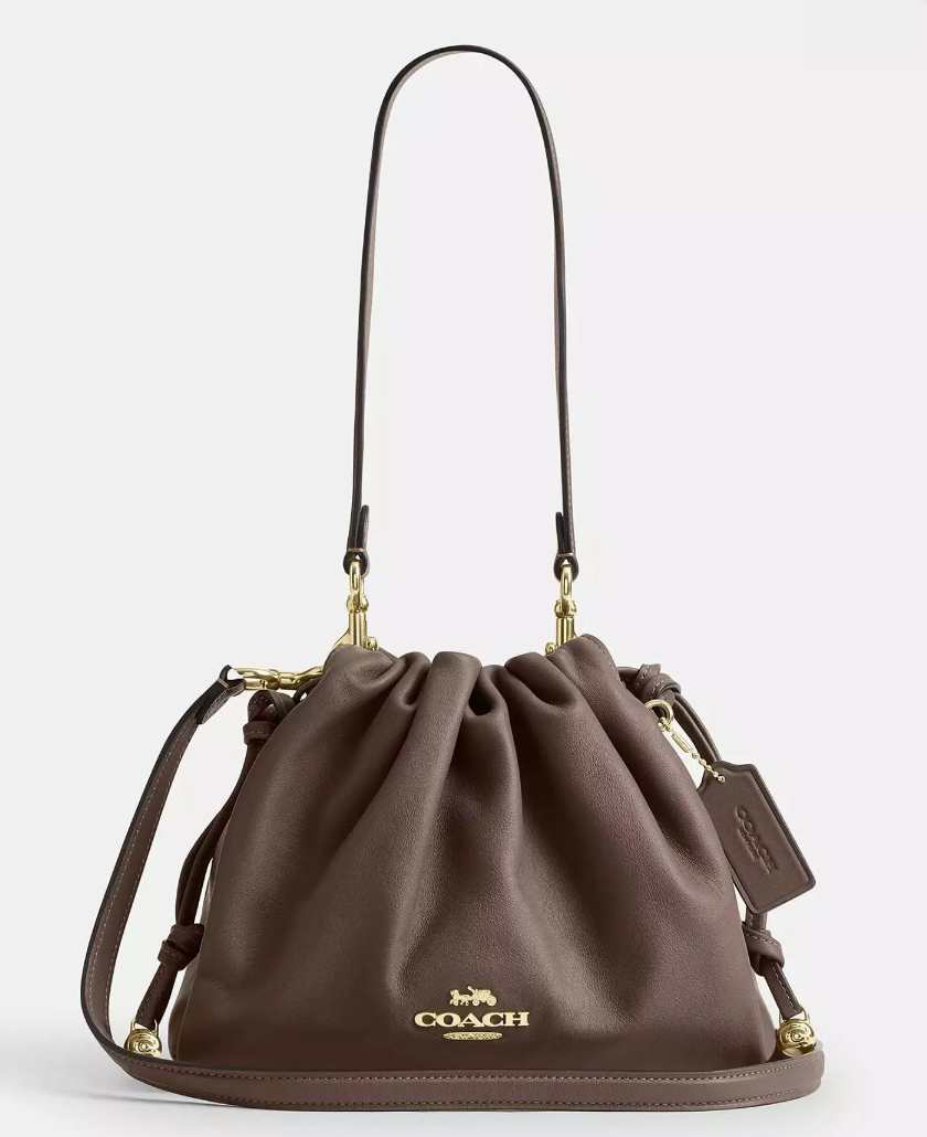 日本直送Coach Faye Drawstring Bag