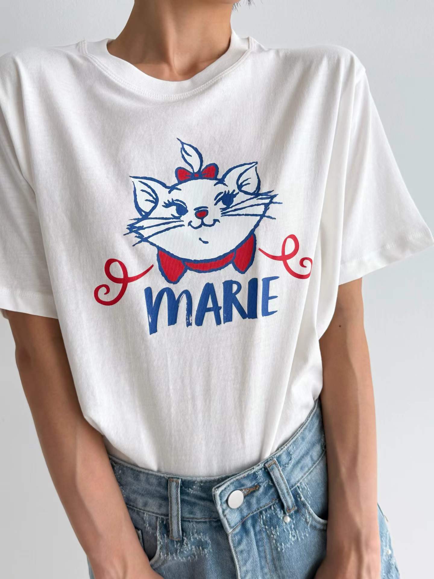 韓國直送Marie Character Tee