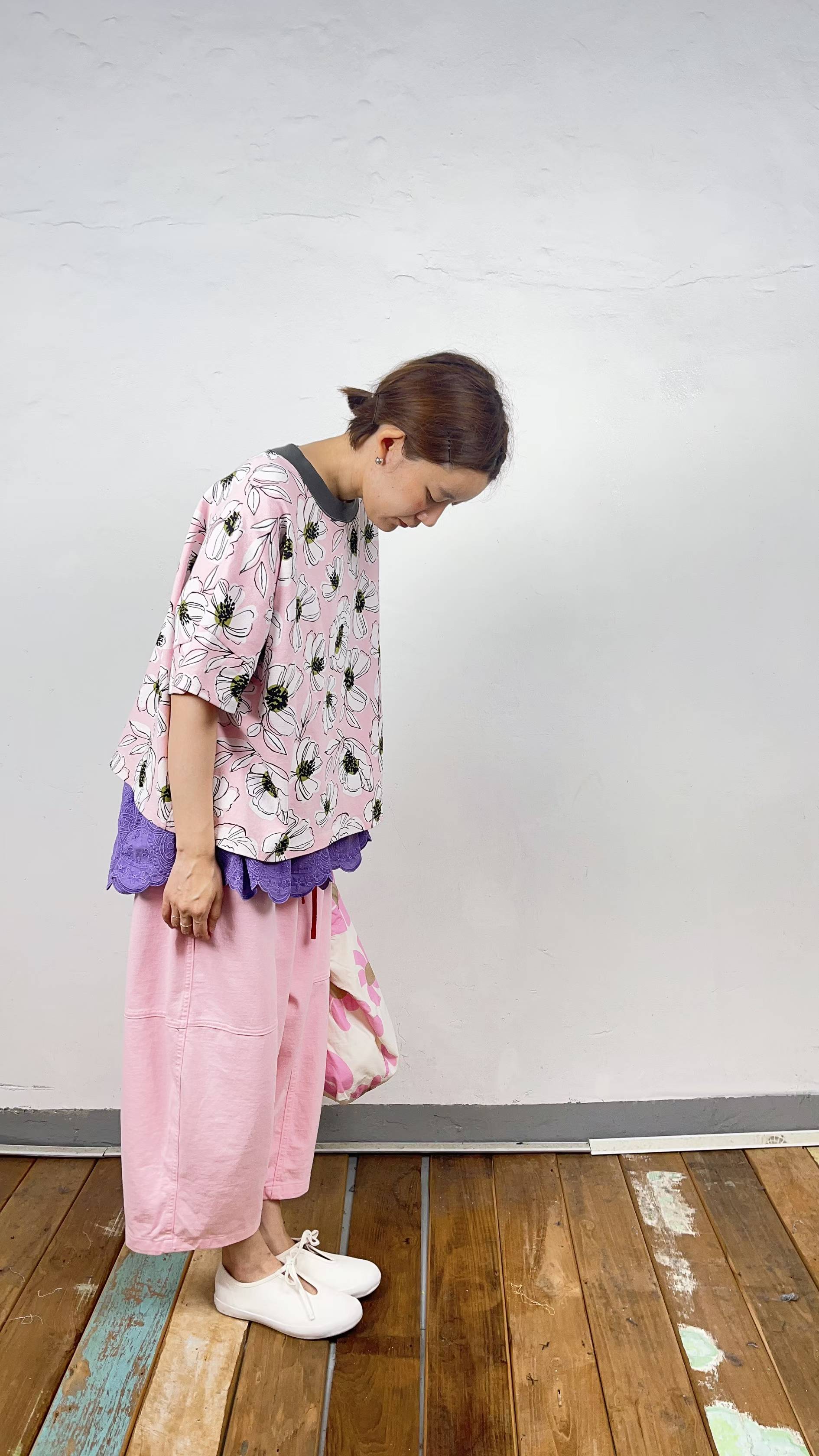 韓國直送Canvas Petal Tee