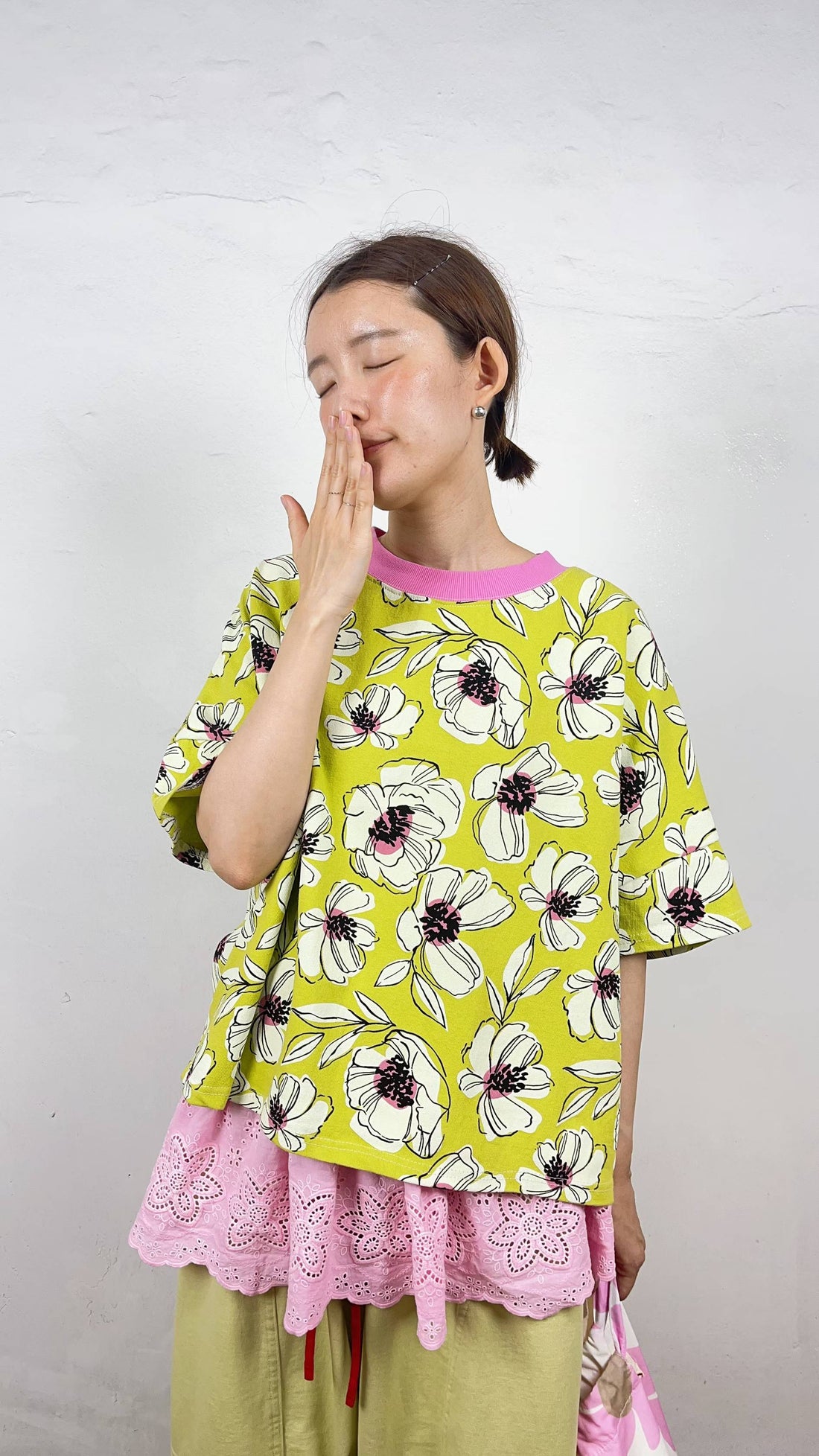 韓國直送Canvas Petal Tee