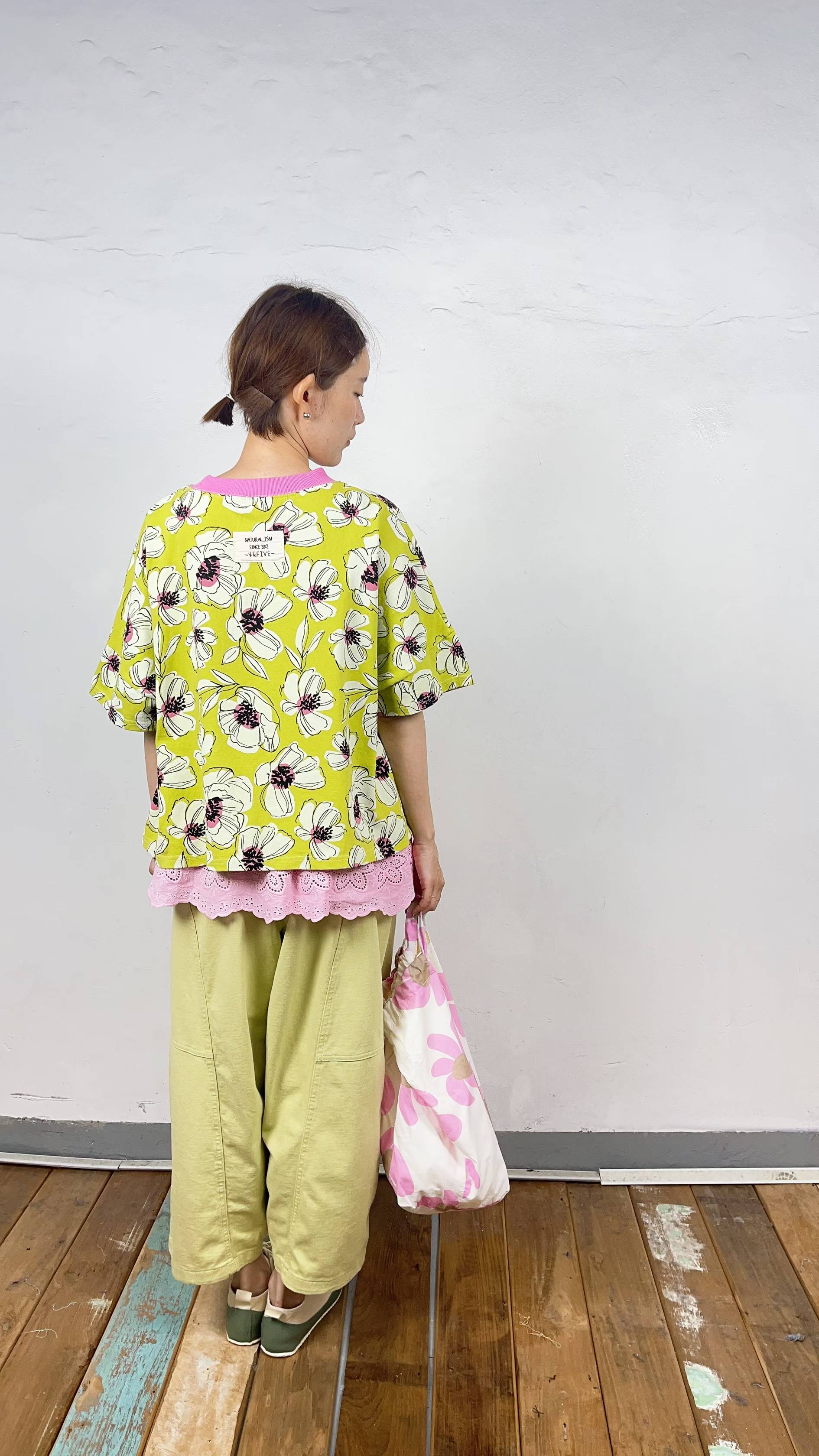 韓國直送Canvas Petal Tee