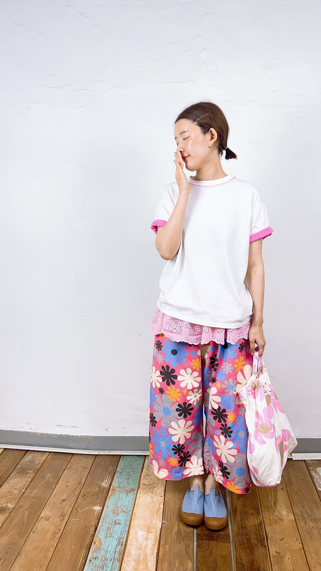 Korea Direct Color Splash Ringer Tee / Pants