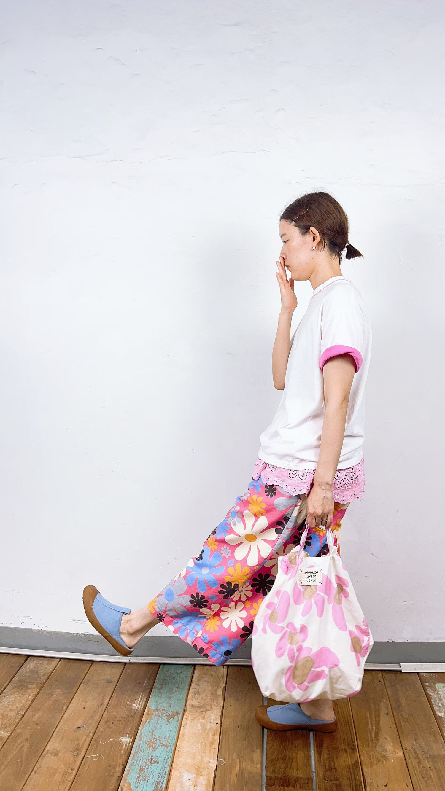 韓國直送Color Splash Ringer Tee / pants