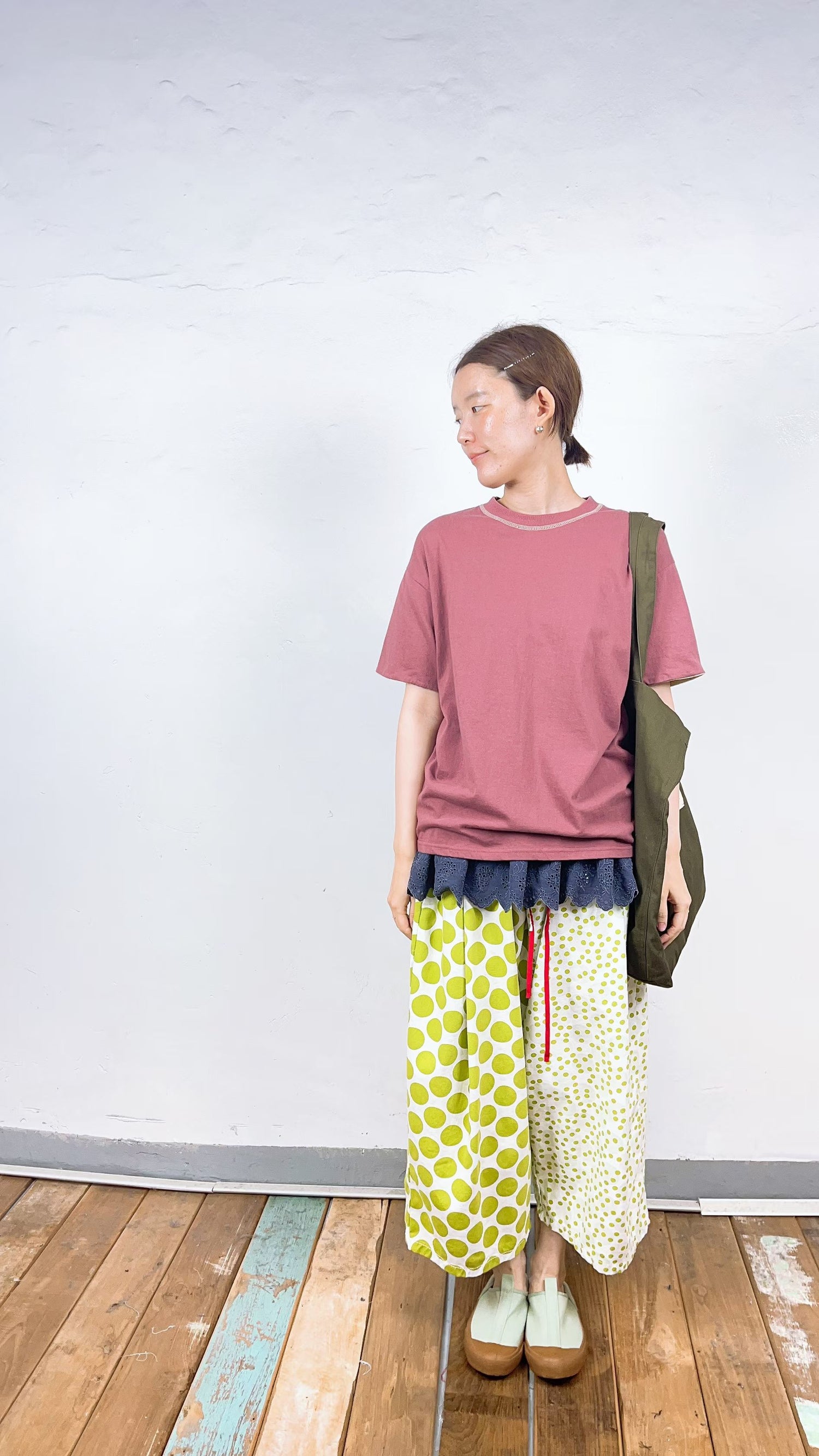 韓國直送Color Splash Ringer Tee / pants