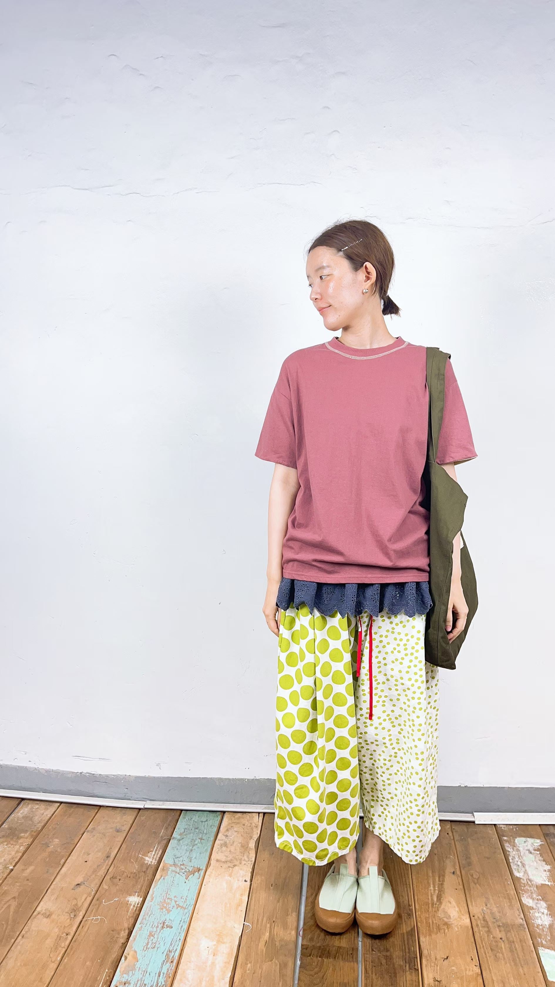 韓國直送Color Splash Ringer Tee / pants