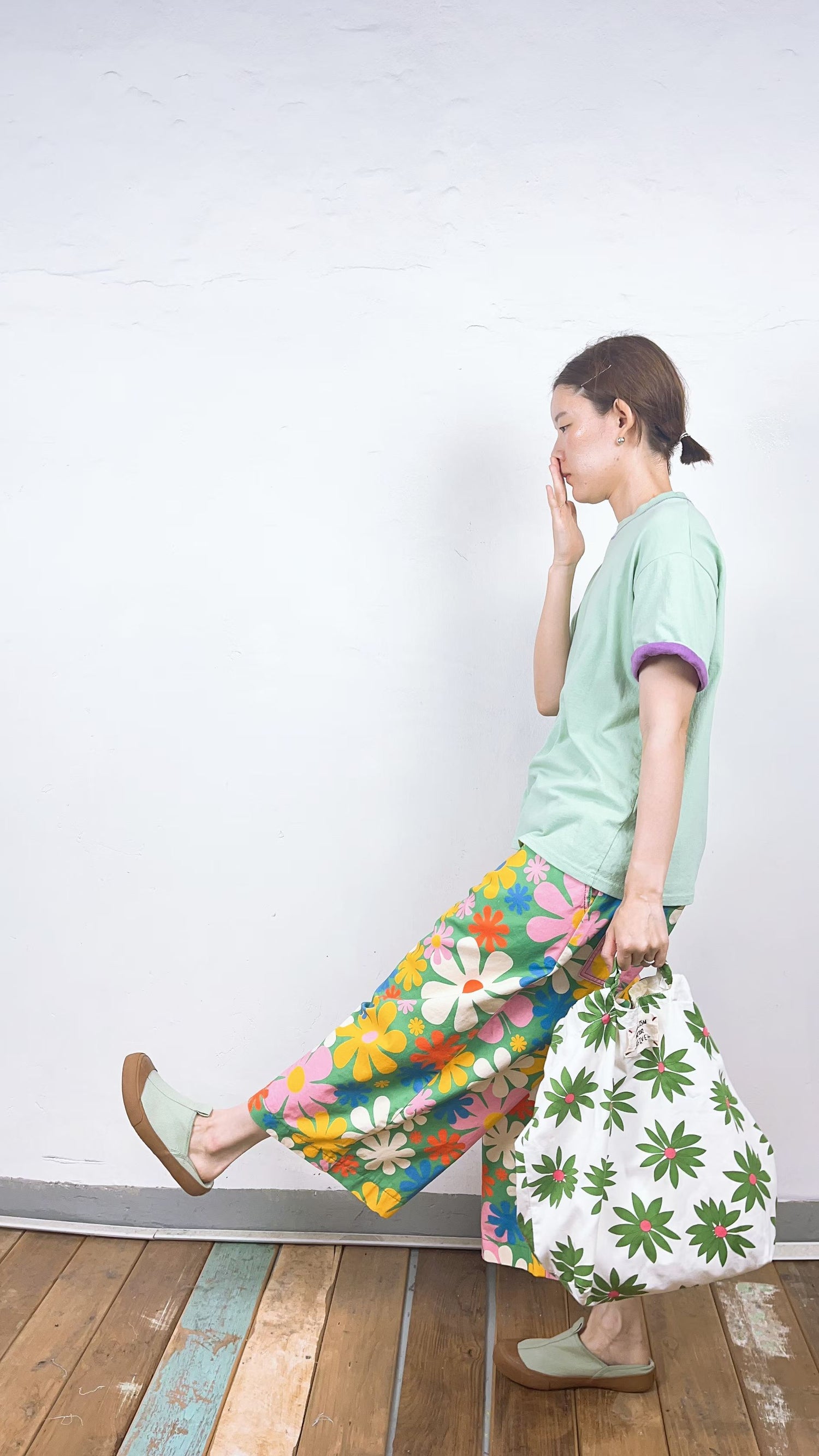 韓國直送Color Splash Ringer Tee / pants