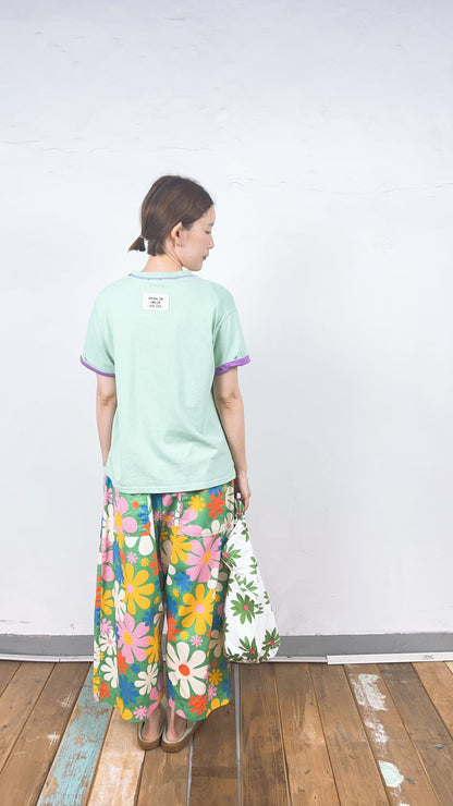 韓國直送Color Splash Ringer Tee / pants