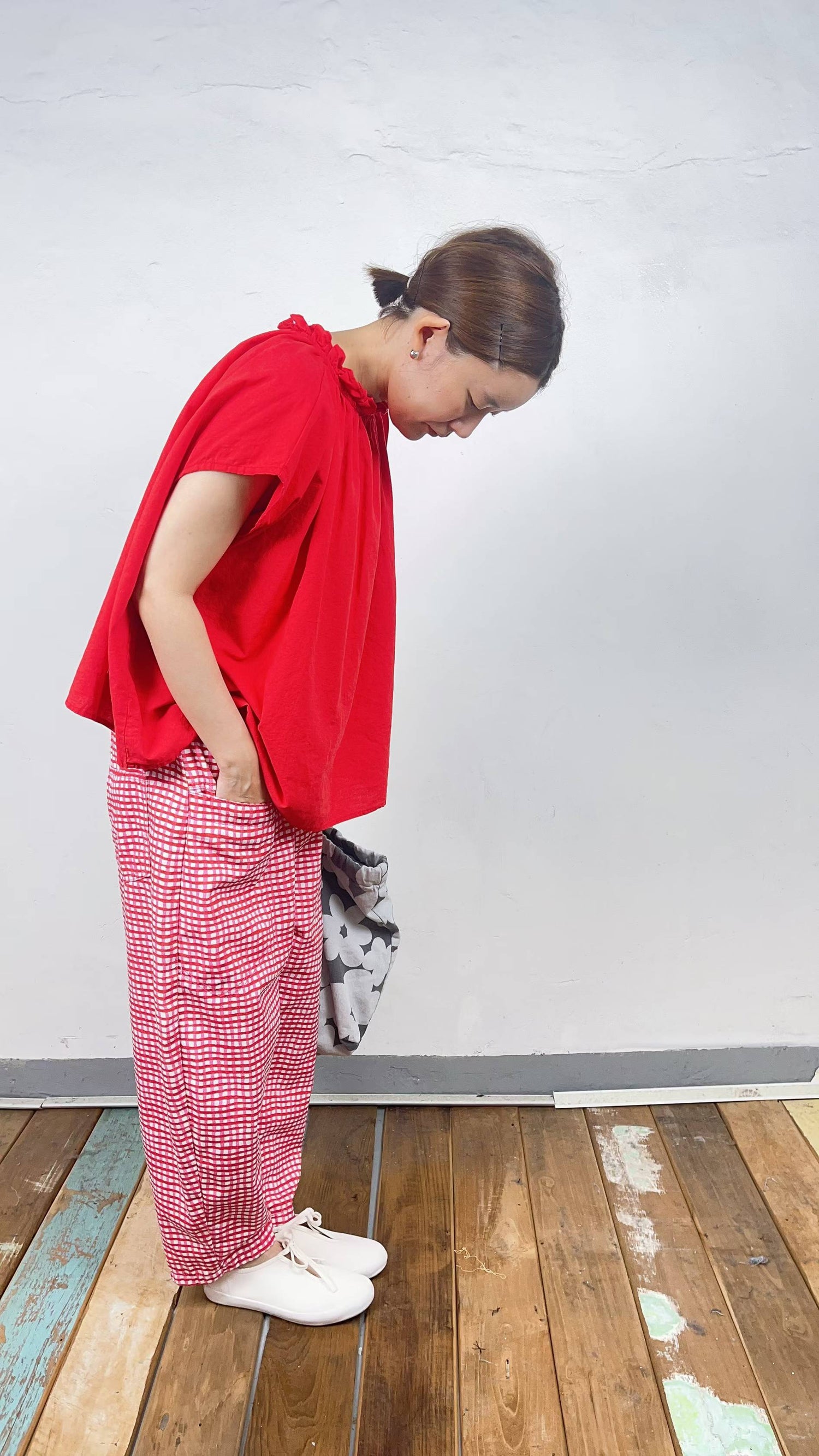 韓國直送Breeze Dual-Way Gathered Blouse Top / Pants