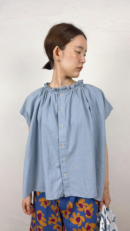 韓國直送Breeze Dual-Way Gathered Blouse Top / Pants