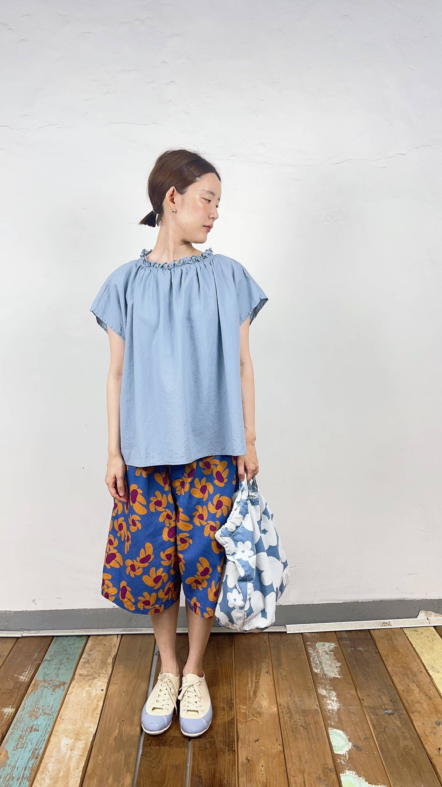 韓國直送Breeze Dual-Way Gathered Blouse Top / Pants