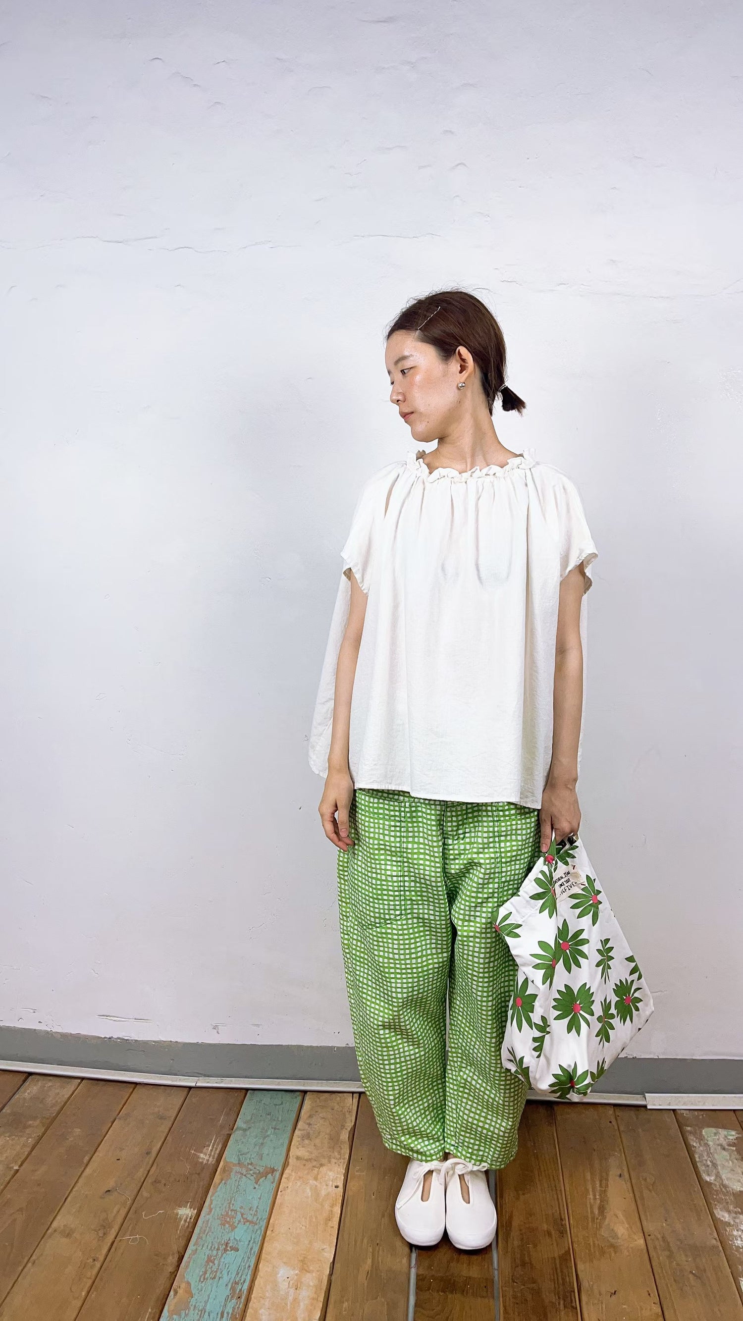 韓國直送Breeze Dual-Way Gathered Blouse Top / Pants