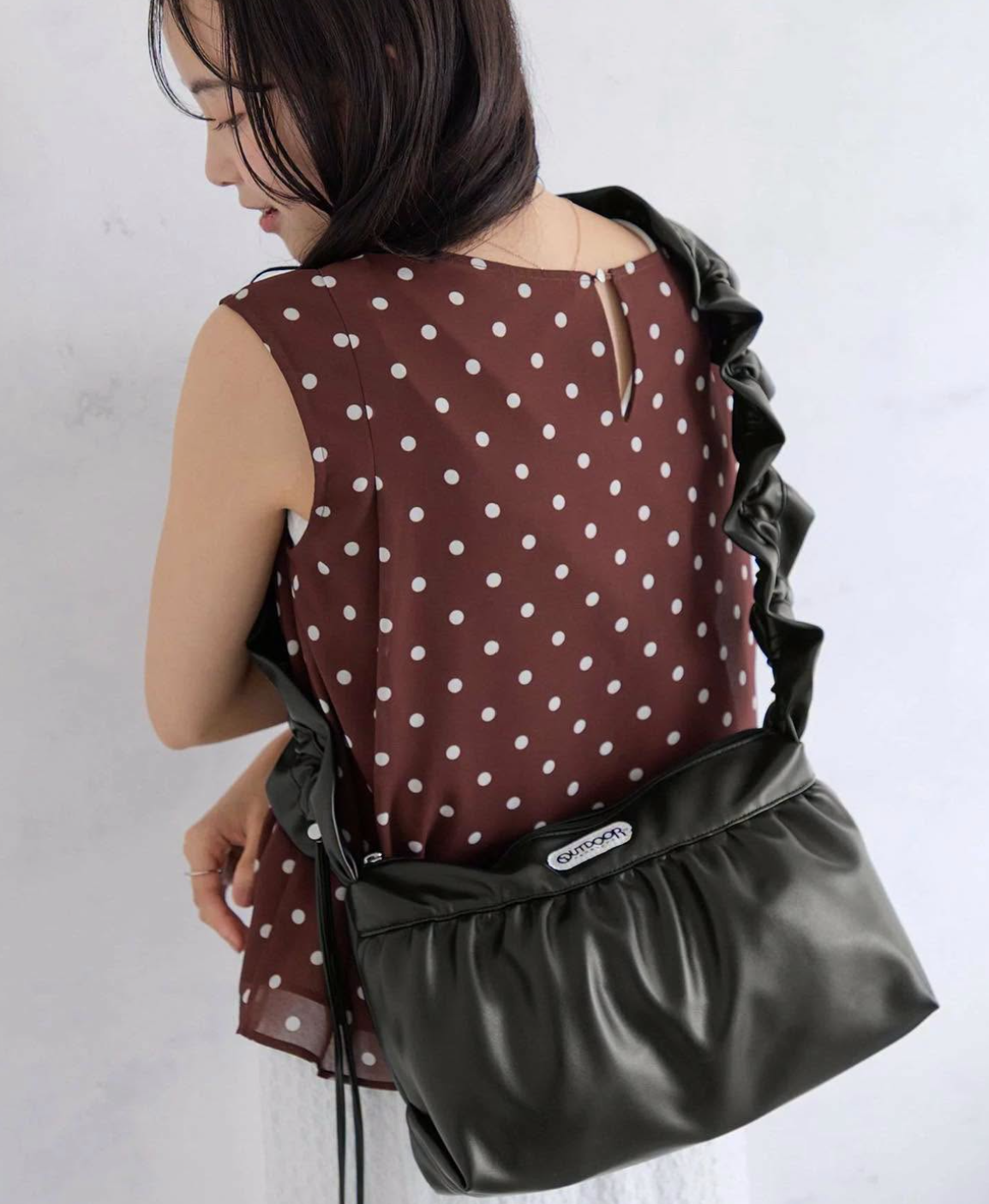 日本直送OUTDOOR PRODUCT 2way Frill Shoulder Bag