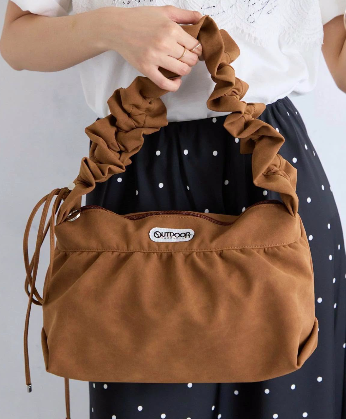 日本直送OUTDOOR PRODUCT 2way Frill Shoulder Bag