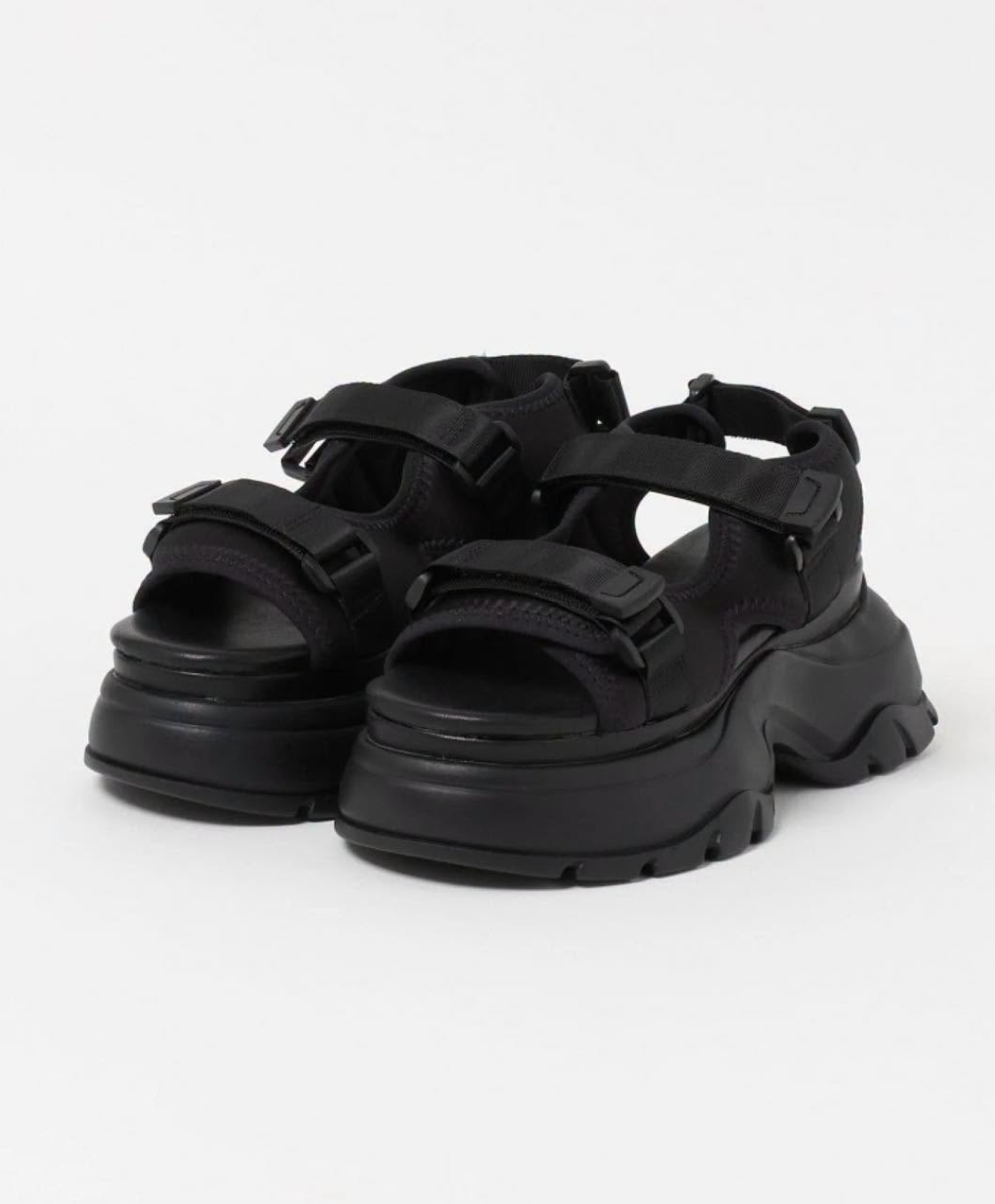 Japan Direct SY UNITED ARROWS Big Ribbon Velcro Sandals
