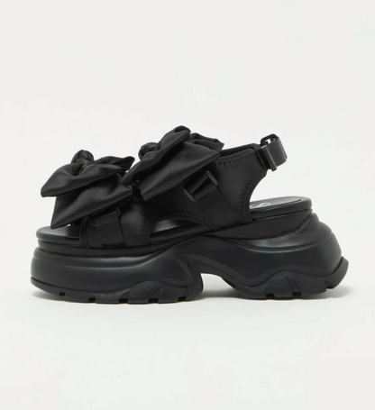 Japan Direct SY UNITED ARROWS Big Ribbon Velcro Sandals