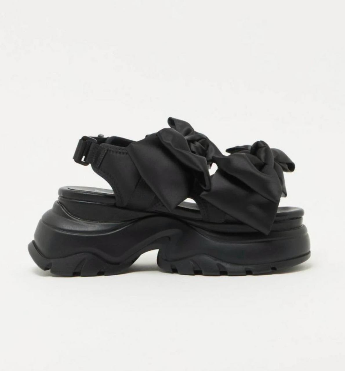 Japan Direct SY UNITED ARROWS Big Ribbon Velcro Sandals